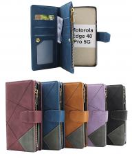 billigamobilskydd.seXL Standcase Luxury Wallet Motorola Edge 40 Pro 5G