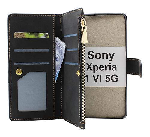 billigamobilskydd.seXL Sony Xperia 1 VI 5G Luxury Phone Wallet