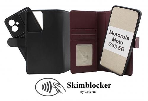 CoverinSkimblocker Motorola Moto G55 5G Magnet Phone Wallet