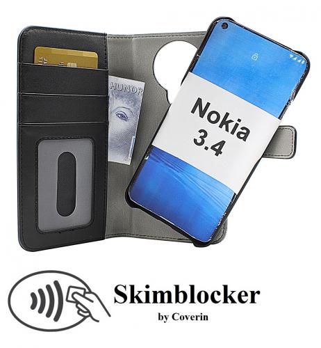 CoverinSkimblocker Magnet Wallet Nokia 3.4