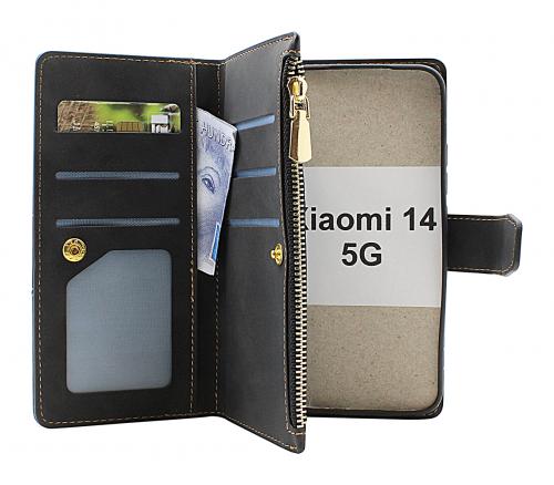 billigamobilskydd.seXL Standcase Luxury Wallet Xiaomi 14 5G