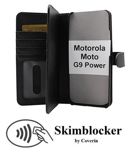 CoverinSkimblocker XL Magnet Wallet Motorola Moto G9 Power