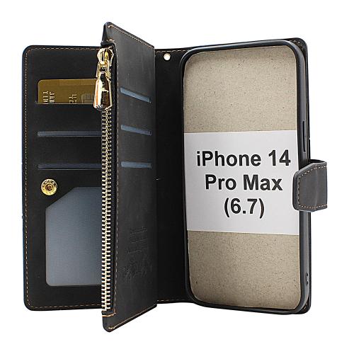 billigamobilskydd.seXL Standcase Luxury Wallet iPhone 14 Pro Max (6.7)