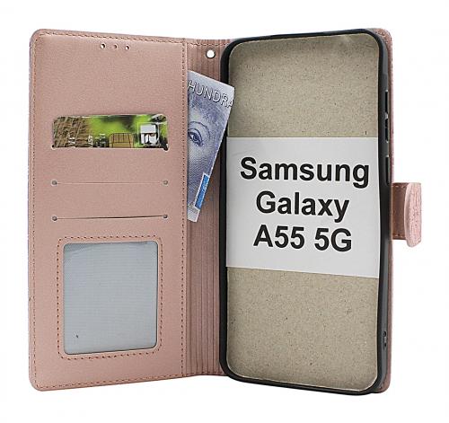 billigamobilskydd.seFlower Standcase Wallet Samsung Galaxy A55 5G