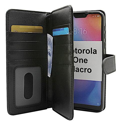 CoverinSkimblocker XL Magnet Wallet Motorola One Macro