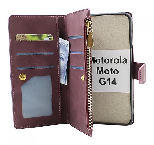 billigamobilskydd.seXL Standcase Luxury Wallet Motorola Moto G14