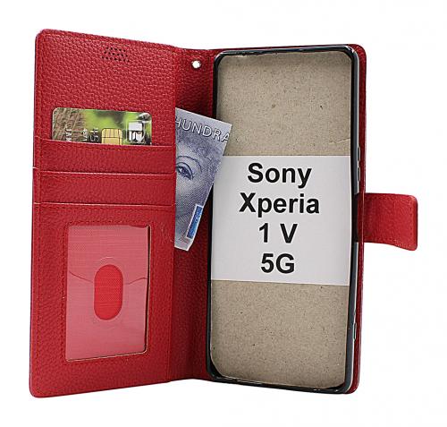 billigamobilskydd.seNew Standcase Wallet Sony Xperia 1 V 5G (XQ-DQ72)