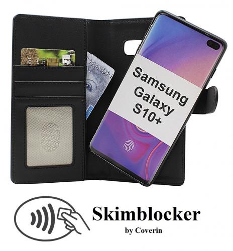 CoverinSkimblocker Samsung Galaxy S10 Plus Magnet Phone Wallet