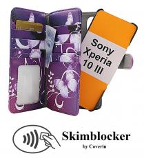 CoverInSkimblocker XL Magnet Designwallet Sony Xperia 10 III (XQ-BT52)