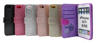 billigamobilskydd.se Standcase Glitter Wallet iPhone 7/8/SE 2nd Gen.