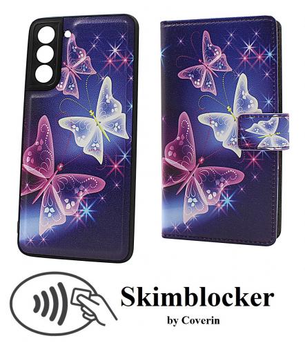 CoverinSkimblocker Samsung Galaxy S21 5G Magnet Phone Wallet Design