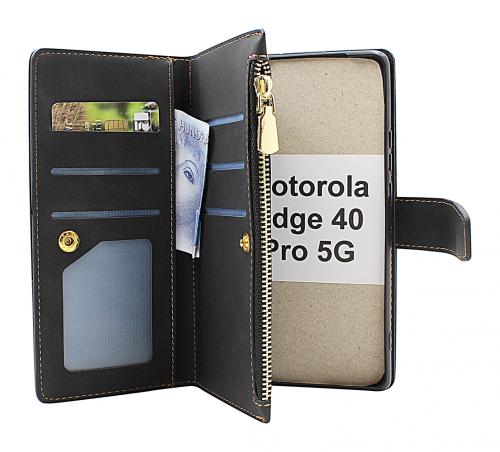 billigamobilskydd.seXL Standcase Luxury Wallet Motorola Edge 40 Pro 5G