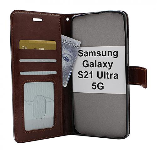 billigamobilskydd.seCrazy Horse Wallet Samsung Galaxy S21 Ultra 5G (G998B)