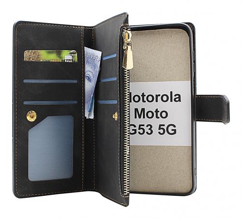 billigamobilskydd.seXL Standcase Luxury Wallet Motorola Moto G53 5G