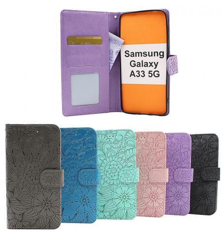 billigamobilskydd.seFlower Standcase Wallet Samsung Galaxy A33 5G (A336B)