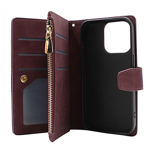 billigamobilskydd.seXL Standcase Luxury Wallet iPhone 14 Pro (6.1)