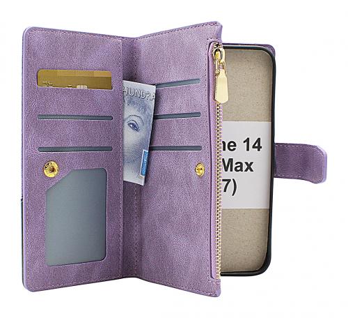 billigamobilskydd.seXL Standcase Luxury Wallet iPhone 14 Pro Max (6.7)