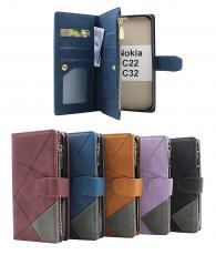 billigamobilskydd.seXL Standcase Luxury Wallet Nokia C22 / C32