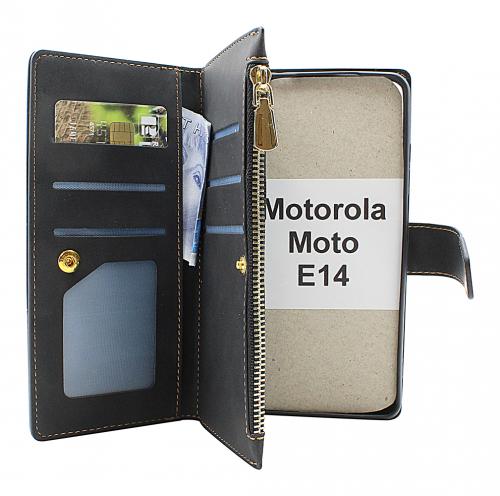 billigamobilskydd.seXL Motorola Moto E14 Luxury Phone Wallet