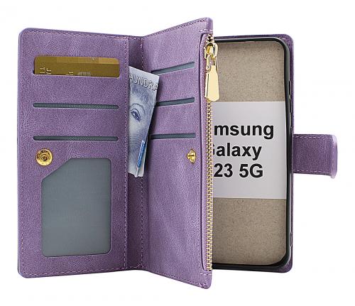 billigamobilskydd.seXL Standcase Luxury Wallet Samsung Galaxy S23 5G