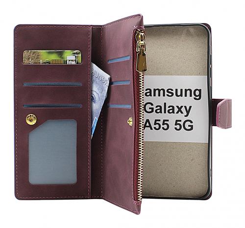 billigamobilskydd.seXL Standcase Luxury Wallet Samsung Galaxy A55 5G (SM-A556B)