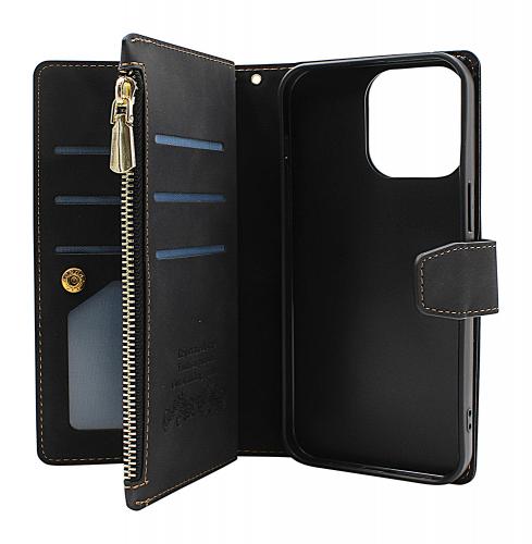 billigamobilskydd.seXL Standcase Luxury Wallet iPhone 15 Pro Max