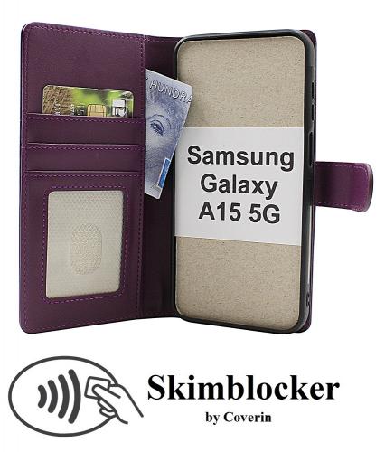 CoverinSkimblocker Magnet Wallet Samsung Galaxy A15 5G