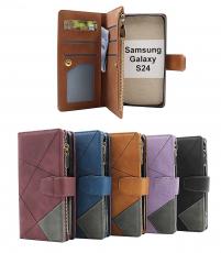 billigamobilskydd.seXL Standcase Luxury Wallet Samsung Galaxy S24 5G (SM-S921B/DS)