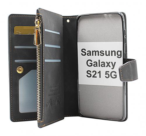 billigamobilskydd.seXL Standcase Lyxfodral Samsung Galaxy S21 5G (SM-G991B)