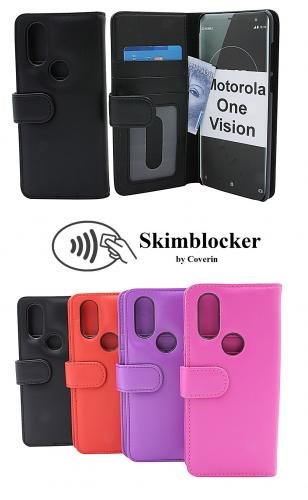 CoverinSkimblocker Wallet Motorola One Vision