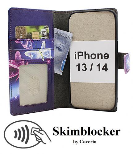 CoverinSkimblocker iPhone 13 / 14 Magnet Phone Wallet Design