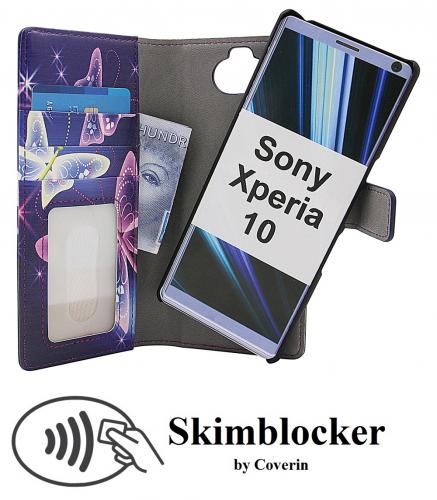 CoverinSkimblocker Magnet Designwallet Sony Xperia 10