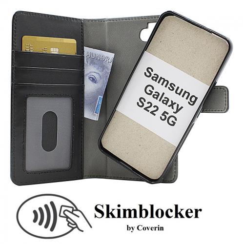 CoverinSkimblocker Magnet Wallet Samsung Galaxy S22 5G