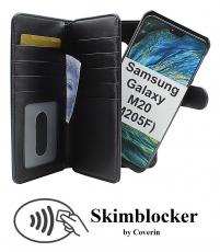 CoverInSkimblocker XL Magnet Wallet Samsung Galaxy M20 (M205F)