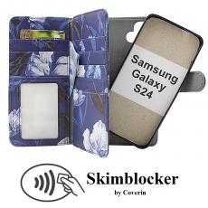 CoverinSkimblocker XL Magnet Designwallet Samsung Galaxy S24 5G (SM-S921B/DS)