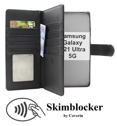 CoverinSkimblocker Samsung Galaxy S21 Ultra 5G XL Phone Wallet