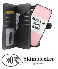 CoverInSkimblocker XL Magnet Wallet Motorola Moto G200