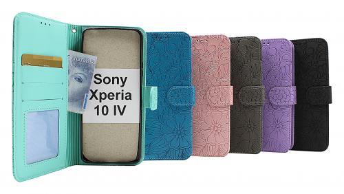 billigamobilskydd.seFlower Standcase Wallet Sony Xperia 10 IV 5G (XQ-CC54)