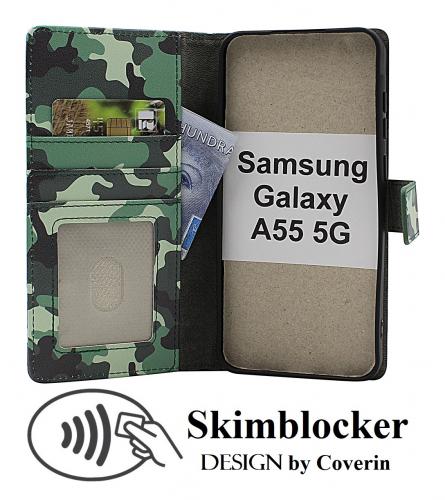 CoverinSkimblocker Samsung Galaxy A55 5G Phone Wallet Design