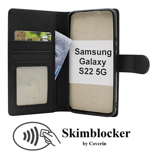 CoverinSkimblocker Samsung Galaxy S22 5G Magnet Phone Wallet