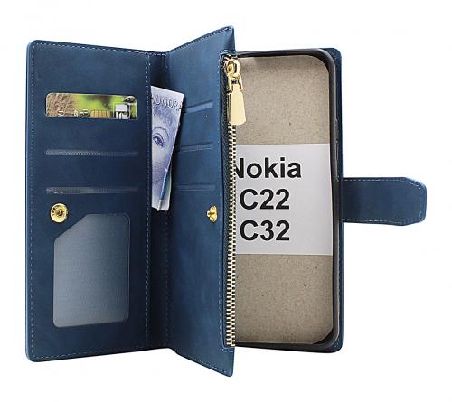 billigamobilskydd.seXL Standcase Luxury Wallet Nokia C22 / C32