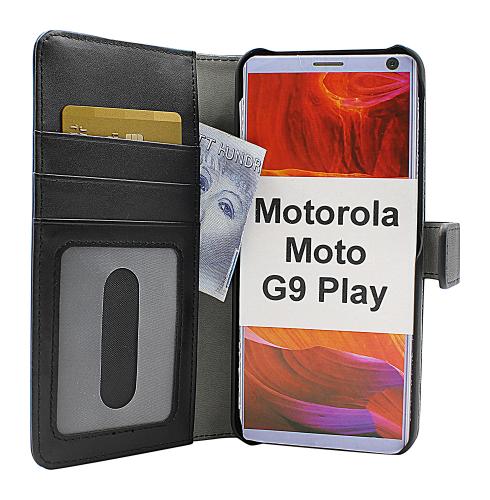 CoverinSkimblocker Magnet Wallet Motorola Moto G9 Play