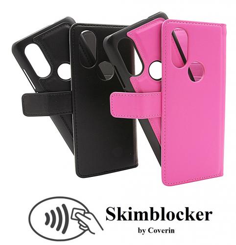 CoverinSkimblocker Magnet Wallet Motorola One Vision