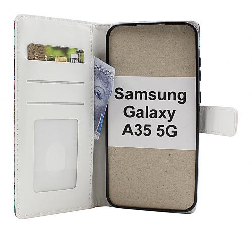 billigamobilskydd.seDesign Wallet Samsung Galaxy A35 5G