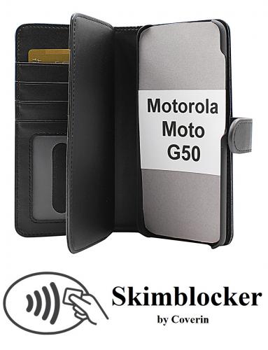 CoverinSkimblocker XL Magnet Wallet Motorola Moto G50