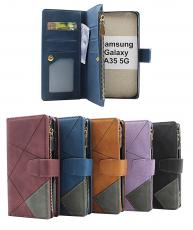 billigamobilskydd.seXL Standcase Luxury Wallet Samsung Galaxy A35 5G