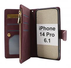 billigamobilskydd.seXL Standcase Luxury Wallet iPhone 14 Pro (6.1)