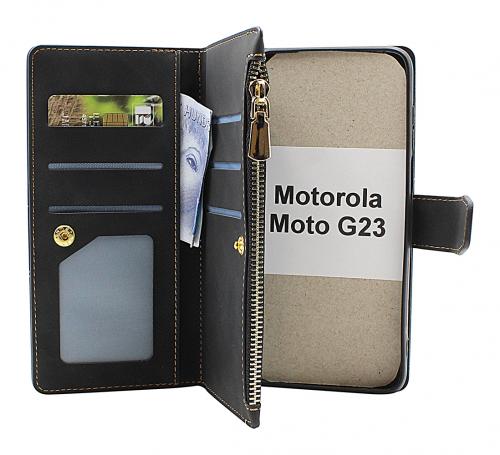 billigamobilskydd.seXL Standcase Luxury Wallet Motorola Moto G23