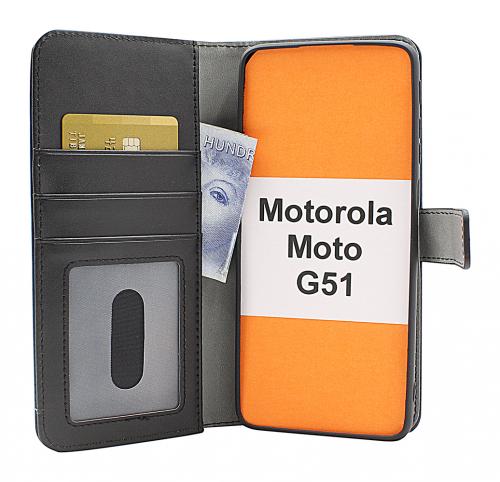 CoverinSkimblocker Magnet Wallet Motorola Moto G51