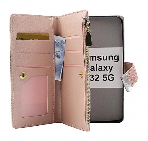 billigamobilskydd.seXL Standcase Glitterwallet Samsung Galaxy A32 5G (SM-A326B)